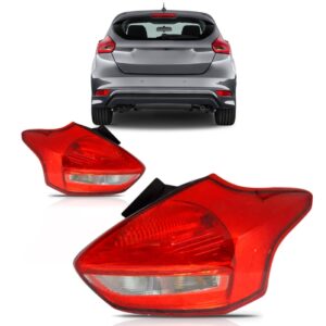 Par Lanterna Traseira Focus 2016 A 2018 Hatch S/ Led Vermelho