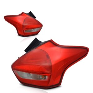 Par Lanterna Traseira Focus 2016 A 2018 Hatch S/ Led Vermelho