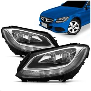 Par Farol C200 2015 2016 2017 Eletrico Com Led Sem Projetor