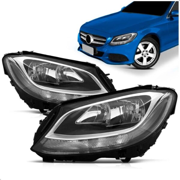 Par Farol C200 2015 2016 2017 Eletrico Com Led Sem Projetor