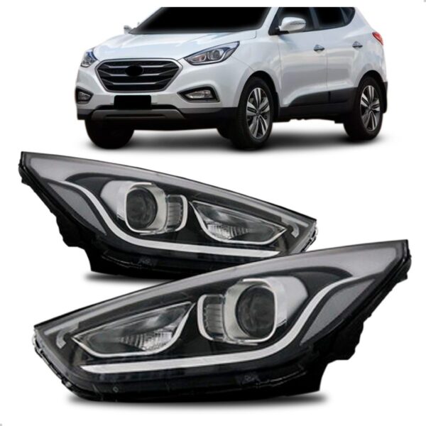 Par Farol Ix35 2015 2016 2017 Elétrico/manual Com Led