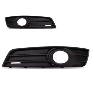 Par Grade Moldura Milha Audi A3 Sportback 2009 10 2011 2012 Preto