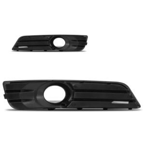 Par Grade Moldura Milha Audi A3 Sportback 2009 10 2011 2012 Preto