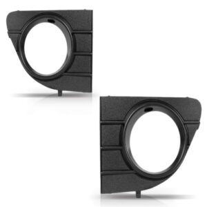 Par Moldura Farol Milha Punto 2013 2014 2015 2016 Com Furo Preto