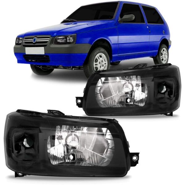 Par Farol Uno 2004 05 06 07 08 09 2010 Fume Cupula Cromado