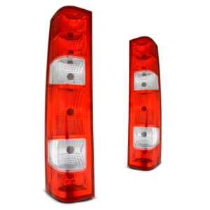 Par Sinaleira Traseira Para Iveco Furgão 2008 Até 2020 Vermelho Ambos Lados