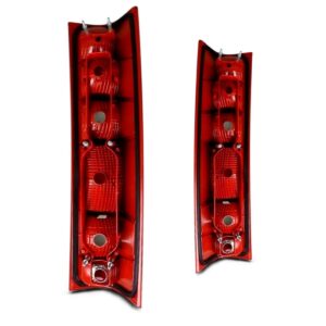 Par Sinaleira Traseira Para Iveco Furgão 2008 Até 2020 Vermelho Ambos Lados
