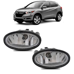 Par Farol Milha Auxiliar Hrv 2015 16 17 2018 Com Lâmpada H8