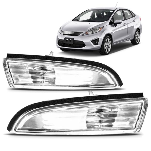 Par Sinaleira Retrovisor Fiesta 2011 2012 2013 2014 2015