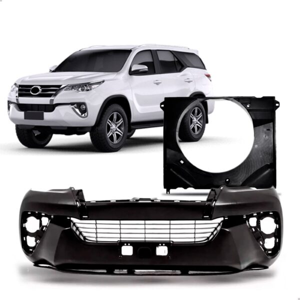 Kit Envolvente + Defletor Hilux Sw4 2016 A 2020 Diesel - Preto