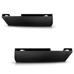 Par Spoiler Parachoque Para Toyora Hilux Sw4 2016 2017 2018 Preto