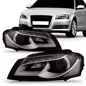 Par Farol Audi A3 Sportback 2009 A 2012 Eletrico C/led