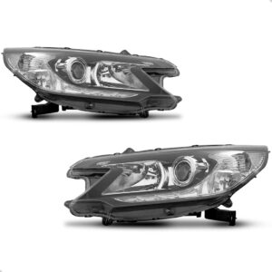 Par Farol Para Honda Crv 2012 2013 A 2015 Manual C/ Projetor Direito