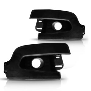 Par Moldura Farol Milha Para Sandero Stepway 2012 2013 2014 - Preto