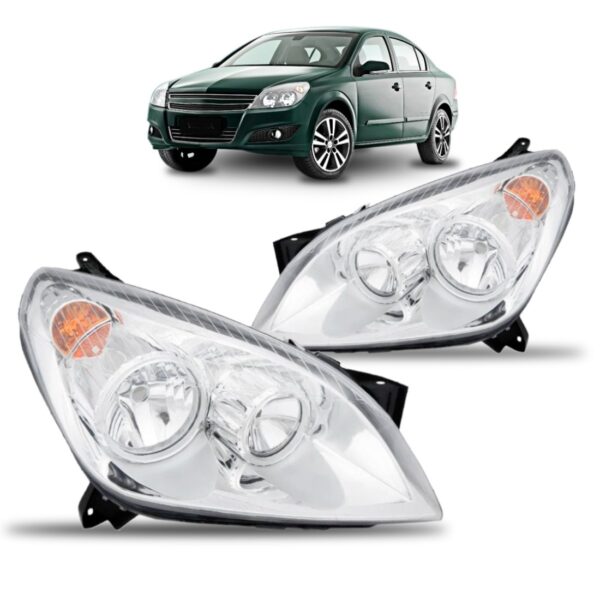 Par Farol Vectra 2006 2007 2008 Cromado Chevrolet