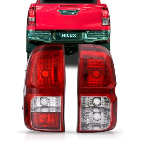 Par Sinaleira Traseira Hilux Srv 2016 A 2017 Modelo Kayto Ambos Lados