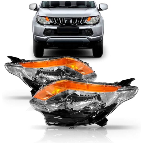 Par Farol Triton 2016 2017 Com Pisca Ambar Negro