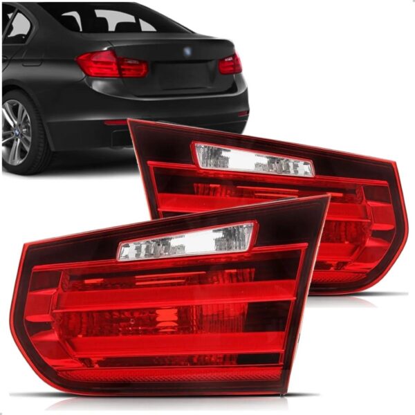 Par Lanterna Traseira Bmw Serie 3 2013 14 15 2016 Led Tampa Direito