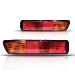 Par Sinaleira Tras P/choque Pajero Full 00 A 2002 Verm/ambar Vermelho