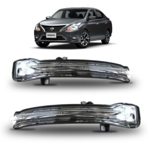 Par Sinaleira Retrovisor Versa 2016 2017 2018 Externo