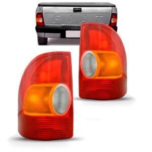 Par Sinaleira Traseira Strada 1996 1998 1999 2000 Tricolor Tricolor