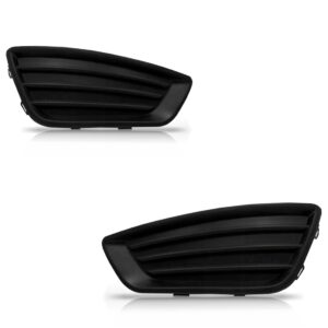 Par Moldura Parachoque Focus 2015 2016 2017 Sem Furo Milha Preto Ambos Os Lados