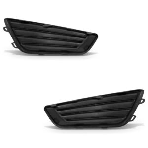 Par Moldura Parachoque Focus 2015 2016 2017 Sem Furo Milha Preto Ambos Os Lados