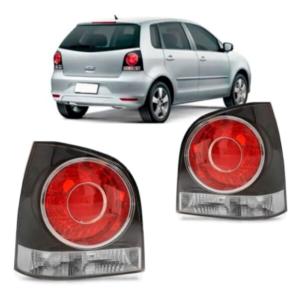 Par Sinaleira Traseira Polo 07 08 09 10 11 12 13 Hatch Fumê