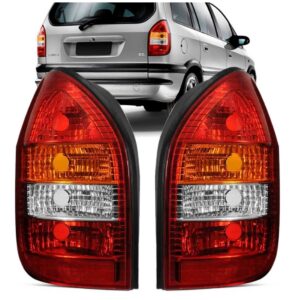 Par Lanterna Traseira Zafira 1999 A 2008 Tricolor C/garantia Tricolor