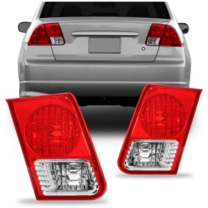 Par Lanterna Traseira Civic 2003 2004 2005 2006 Tampa Bicolor