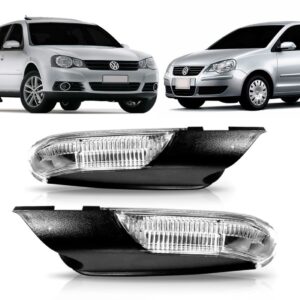 Par Sinaleira Retrovisor Golf Polo 2007 2008 2009 2010 2011