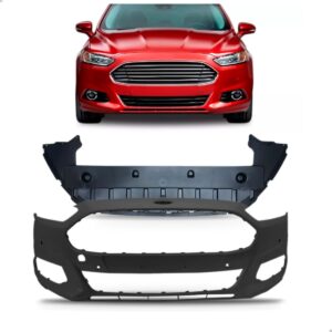 Kit Parachoque + Defletor Inferior Frontal Fusion 13 A 2016  Preto