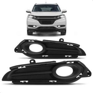 Par Moldura Milha Hrv 2015 2016 2017 Com Furo Aro Preto Novo Preto