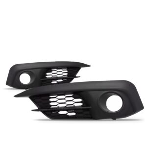 Par Moldura Milha Civic 2017 2018 2019 Com Furo Preto Ambos Os Lados