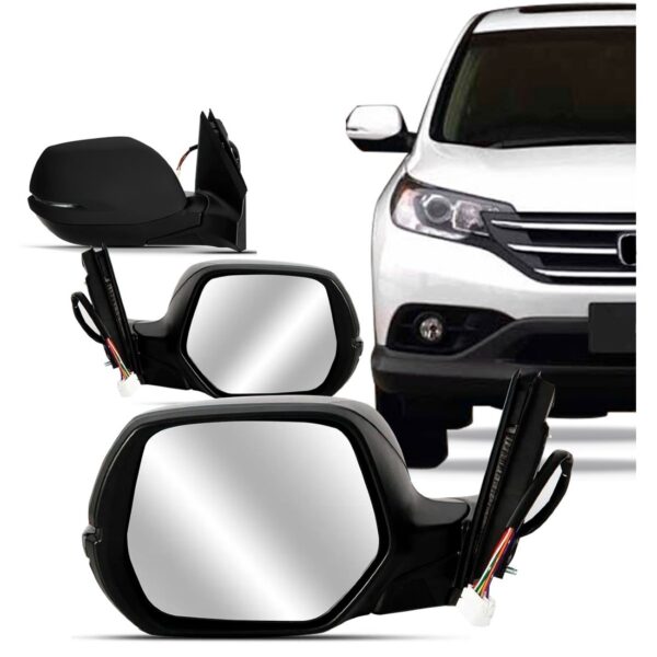 Par Retrovisor Crv 2012 A 2021 Eletrico Com Sinaleira