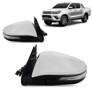 Par Retrovisor Hilux Srv 2016 2018 2017 Cromado Eletrico
