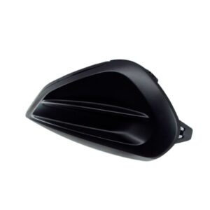 Par Moldura Milha Para Peugeot 208 S/ Furo 2017 Até 2020 Preto Ambos Lados