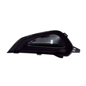 Par Moldura Milha Para Peugeot 208 S/ Furo 2017 Até 2020 Preto Ambos Lados