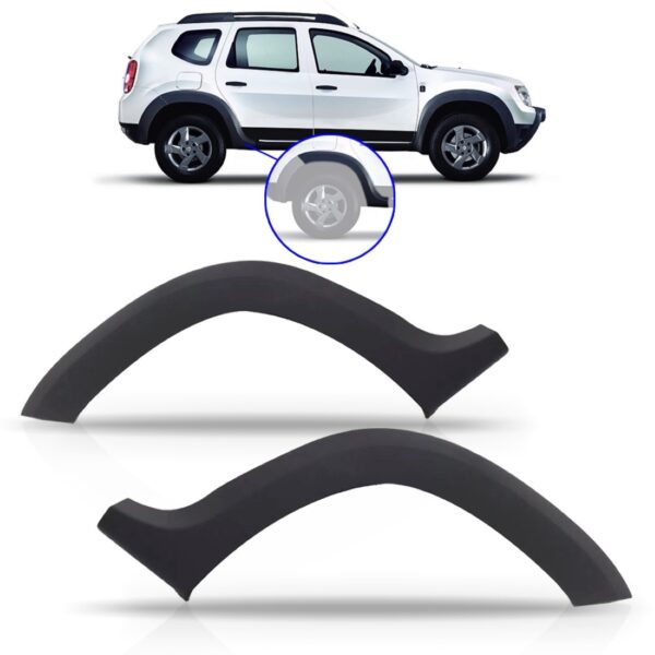Par Alargador Traseiro Duster 2010 2011 12 13 2014 (maior)