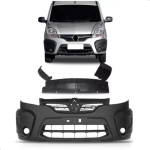 Kit Envolvente Kangoo 2015 A 2017 + Defletor Novo Preto