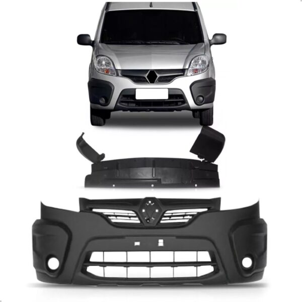 Kit Envolvente Kangoo 2015 A 2017 + Defletor Novo Preto