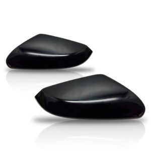 Par Capa Retrovisor Civic 2016 2017 2018 Preto Sem Furo Preto