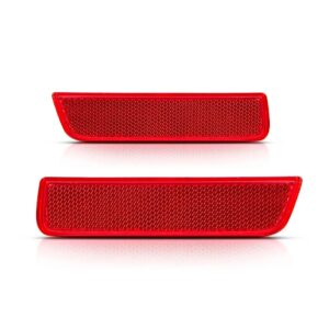 Par Refletor Parachoque Traseiro Duster 2010 11 12 13 2014 Vermelho