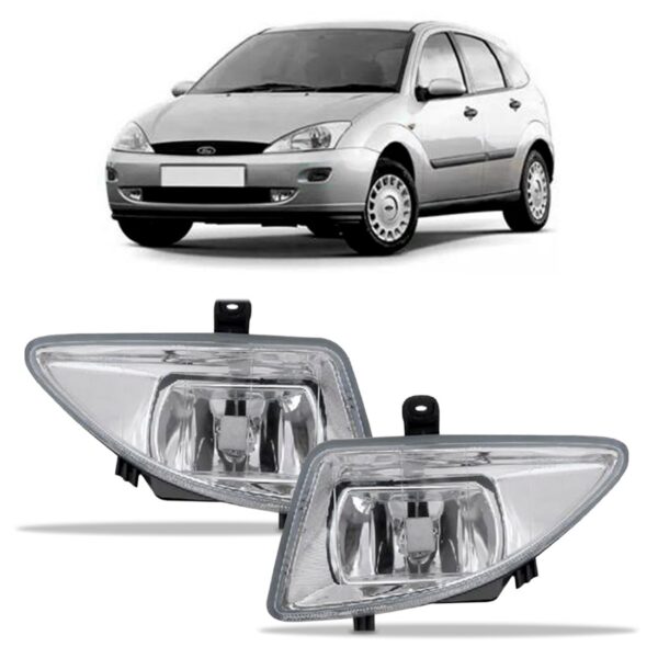 Par Farol Milha Auxiliar Focus Sedan Hatch 1998 A 2003
