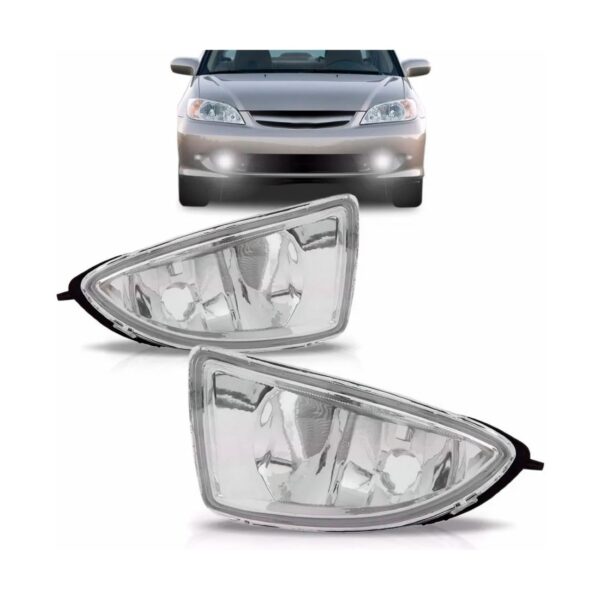 Par Farol Milha Auxiliar Civic 2004 A 2006