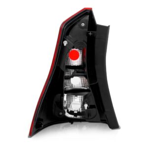 Par Sinaleira Traseira Sandero 2012 13 2014 Bicolor C/ Friso Vermelho