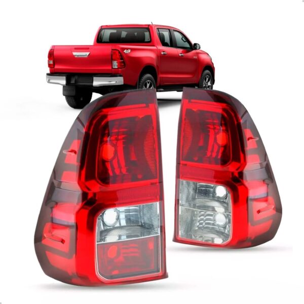 Par Lanterna Traseira Para Toyota Hilux  2016 Até 2024