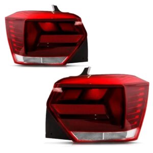 Par Lanterna Traseira Polo 2018 A 2019 Vermelho