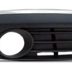 Par Moldura Milha Auxiliar Jetta 2006 A 2010 C/friso Cromado Preto