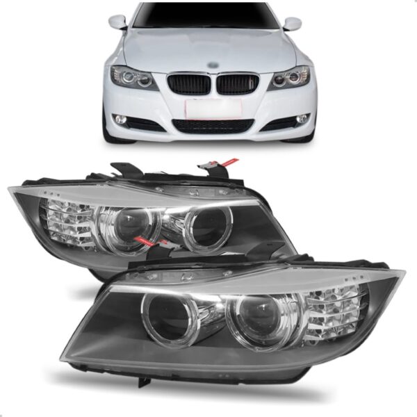 Par Farol Para Bmw 320 08 A 10 Eletrico S/ Xenon C/ Projetor